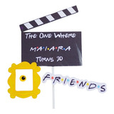 1 Kit Topo De Bolo - Friends