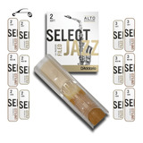 1 Palheta Sax Alto Select Jazz Filed / Unfiled Daddario Rico