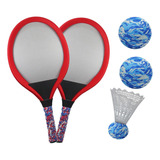 1 Par Crianças Tennis Badminton Raquete