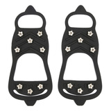 1 Par De Grampos Antiderrapantes Para Caminhada Na Neve Ao A