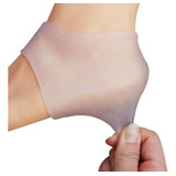1 Par Meia Silicone Gel Calcanhar Palmilha Ortopédica