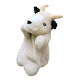 1 Peça De Boneco De Cabra De Pelúcia Animal, Suporte Para Co