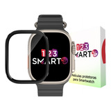 1 Pelicula De Vidro Temperado Premium Marca 123smart 123-isl-02 Compativel Com Apple Watch Ultra 1 E 2 Iwatch 49mm - Cor Preto