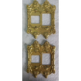 1 Placa Espelho Parede 4x4 P/2 Interruptor/tomadas Antiga