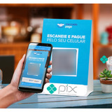 1 Placa Pague C/ Pix Qr Display Pagamentos Mercadopago