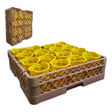 1 Rack C/ 16 Cestos Para Talheres P/ Lav. Profissional
