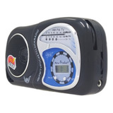 1 Radio Bolso Portátil Relógio Am/fm Pilhas Aa 1.5v