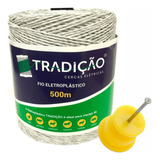1 Rolo Fio Eletro 500m - 200 Roldana 36x36 30 Castanha