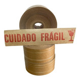 1 Rolo Fita Gomada Impressa 70 C/ Reforço Cuidado Frágil