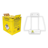 1 Suporte Coletor Descarpack 13l + 1 Caixa Coletora13 Litros
