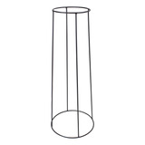 1 Suporte Coluna Ferro Vasos 40cm 7mm B20 Floreiras Jardim