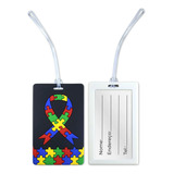 1 Tag De Malas Mochilas Autismo Girassol Identificador Tda 