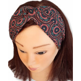 1 Tiara Turbante Nó Adult/inf Bandana Estruturada-não Amassa