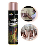 1 Tinta Sprai Rose Gold(ouro Rosa) Efeito Metalizado Brilho