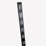 1 Trilho Cremalheira Rasgo Duplo 100cm 1m Para Prateleira
