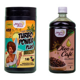 1 Turbo Power Bronze Plus Melanina + Oléo Café 1 Litro.