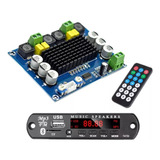  1 X Kit Placa Amplificador Tpa 3116+ 1x Placa Mp3 Bluetooth