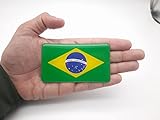 1 Adesivo Bandeira Do Brasil Para