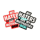 1 Adesivo Dgk Haters My Motivators