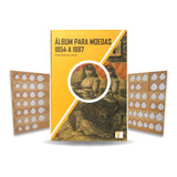 1 Álbum Moedas Reis Império Brasil 1854 A 1887