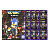 1 Álbum Sonic Prime 50 Figurinhas 10 Env 