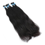 1 Aplique Cabelo Humano Brasileiro Volumoso Preto 50 55cm