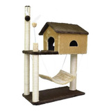 1 Arranhador Casa Para Gato House 89 Cm Original São Pet