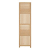 1 Biombo Folha Horizontal Vertical Ripado Divisor Madeira M1