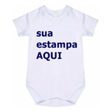 1 Body Bebê Infantil Personalizado Com Nome Frase Estampa