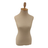 1 Busto Manequim Forrado 40 Vitrine Sem Pedestal