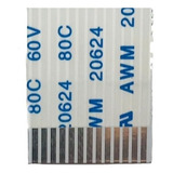 1 Cabo Flat 13 Vias X 30cm Aparelho Som Sanyo Modelo Dc d5