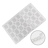1 Caixa C 28un Caixinhas Pequeno Armazenamento Art Manicure