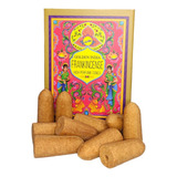 1 Caixa Com 10 Incenso Tipo Cone Cascata Golden India Fragrância Frankincense