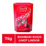 1 Caixa De 75g Bombons De Chocolate Suiço Lindt Lindor