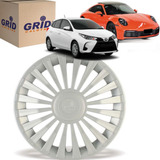1 Calota Esportiva Modelo Europa Aro 14 Encaixe Pressão Grid