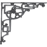 1 Cantoneira De Ferro N8 Mão Francesa 40x47 Cm Rig Fundidos
