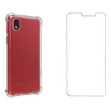 1 Capa Anti Impacto Para Galaxy A01 Core 2 Pelicula Vidro