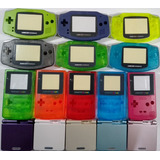 1 Carcaça Game Boy Color Advance Ou Sp Com Borrachas E X Y
