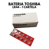 1 Cartela C  10 Bateria Toshiba 1 5v Lr44 Ag13 Lr1154 A76