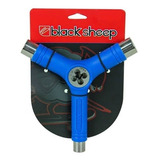 1 Chave Black Sheep Cossinete Azul 2 Chupeta Skate