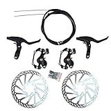 1 Conjunto Cabo De Câmbio Kit Freio A Disco Mtb Alavanca Do Freio De Mão Kit De Freio A Disco Para Mountain Bike Jogo De Freio A Disco Freios A Disco Reajustar Parafuso