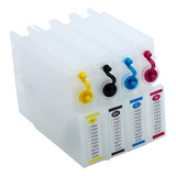 1 Conjunto Cartucho Tinta Recarga T9071 74 Epson Wf 6090