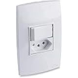 1 Conjunto Com Interruptor E 1 Tomada Force Line