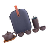 1 Conjunto De Kit De Bule Portátil De Viagem Xícaras De