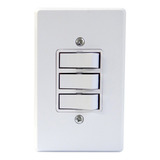 1 Conjunto Interruptor Apagador 3 Teclas Paralelo Three Way