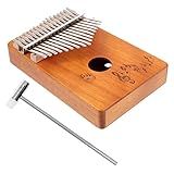 1 Conjunto Kalimba De 17 Tons Dedo Kalimba Piano De Polegar Kalimba 17 Teclas Kalimba Musical Piano De Bolso Marimba Piano Instrumento Marimba Piano Kalimba Presente Adulto Mogno