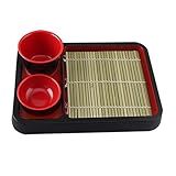 1 Conjunto Prato De Macarrão Japonês Prato De Lanche Prato De Macarrão De Trigo Sarraceno Placa De Macarrão Soba Prato De Macarrão Soba Japonês E Coreano Bambu Placa Frontal