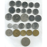 1 Cruzeiro 1972 1974   5 Cruzeiros 1984 1990 1991  20 Moedas
