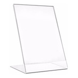 1 Display 10x15 Acrílico L Invertido P Mesa