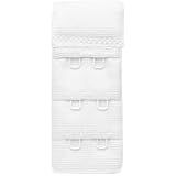 1 Extensor De Sutiã Branco Com 2 Ganchos 3cm